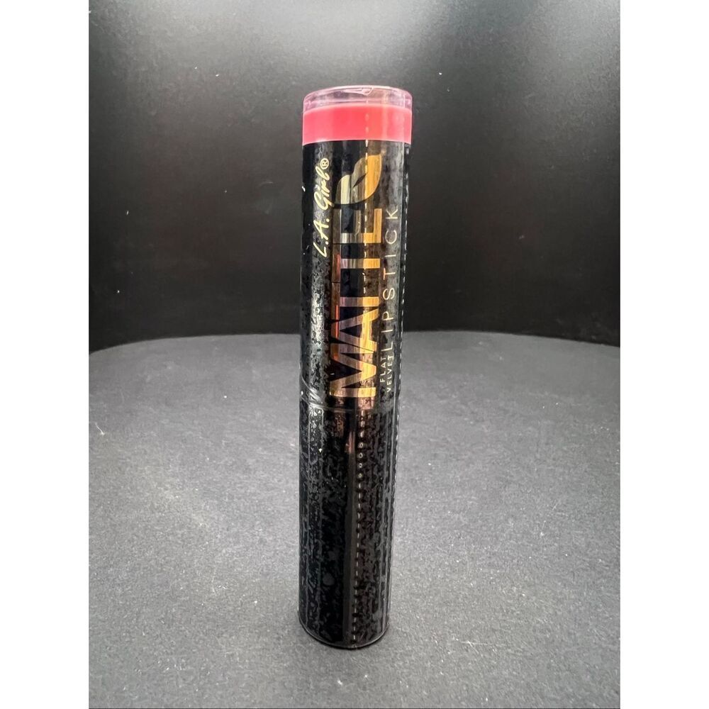 LA Girl Matte Flat Velvet Lipstick in GLC804 Blessed Vibrant Pink